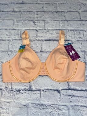 Vanity Fair Beauty Back Full Figure Minimizer Bra Peach Size 44C 76080 NWT